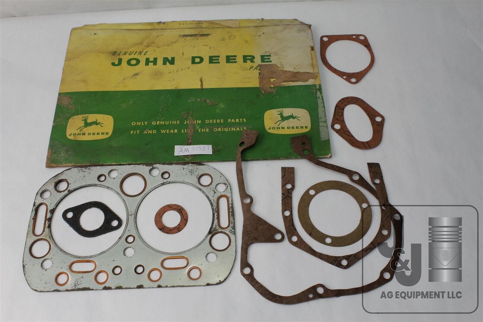 NOS John Deere Partial Engine Gasket Kit AM2153T M 40 320 330 Tractor