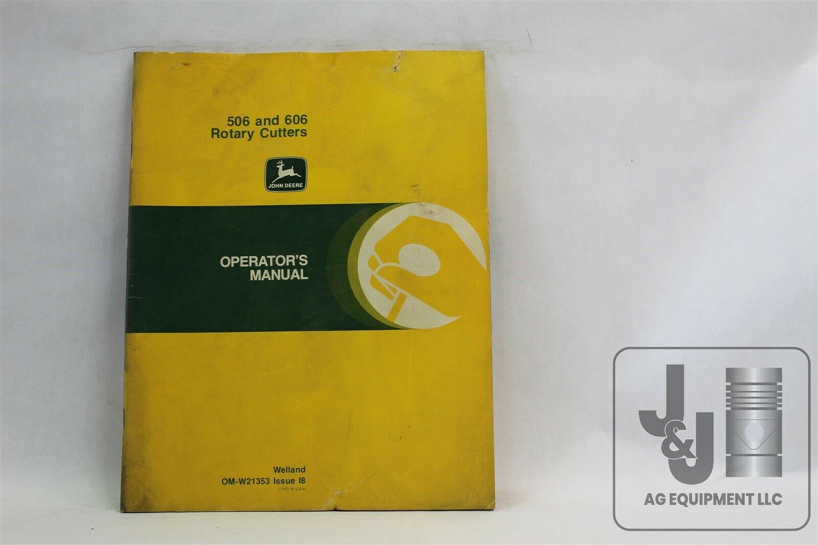 506 AND 606 ROTARY CUTTERS JOHN DEERE OPERATOR'S MANUAL OM-W21353 ISSUE l8