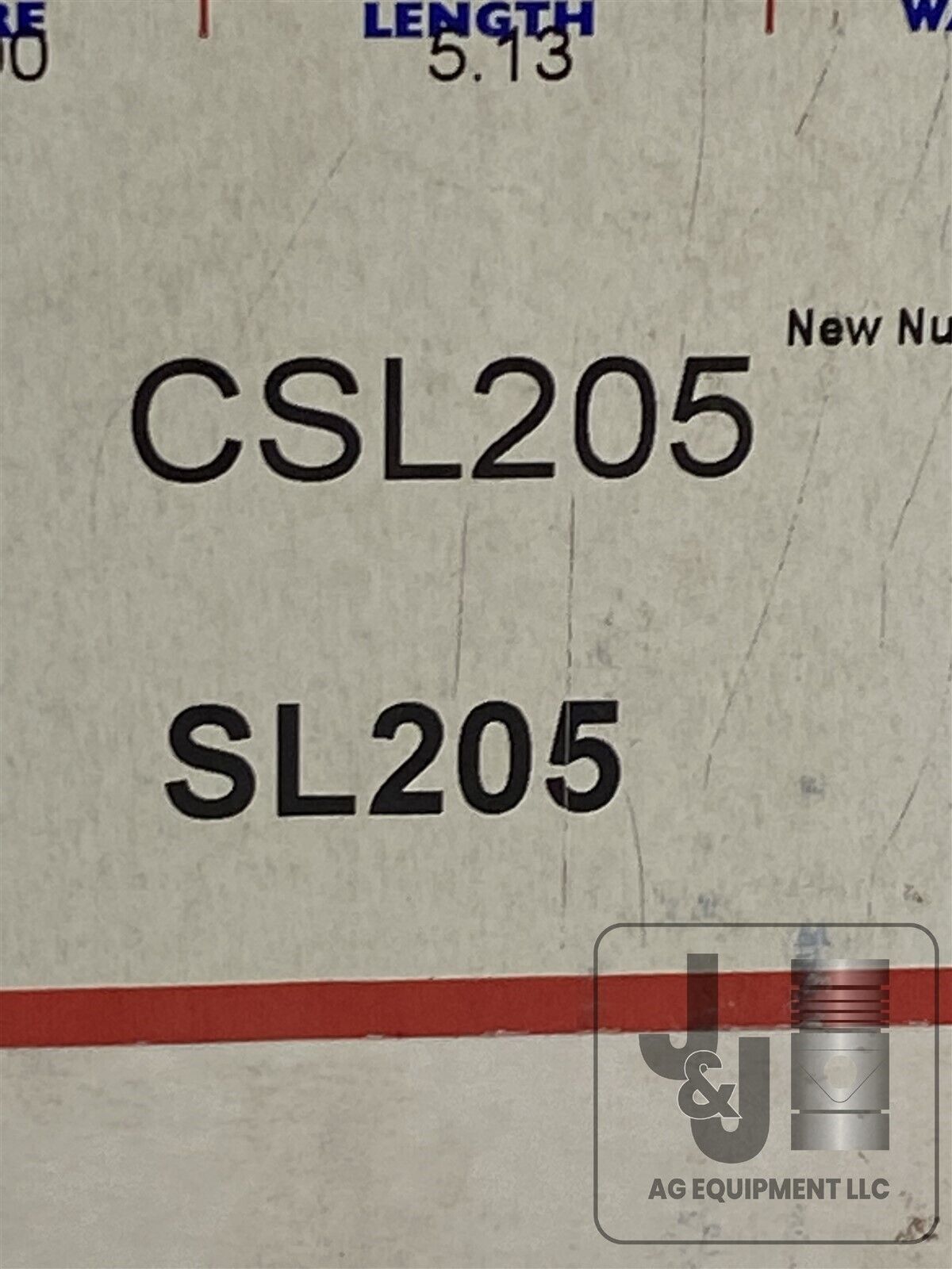 OHIO CSL205 / SL205 CYLINDER SLEEVE BORE 3.500 LENGTH 5.13 WALL 1/8
